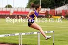 Girls hurdles, Northern Inter-County Schools, Gateshead International Stadum. Photo: David T. Hewitson/Sports for All Pics